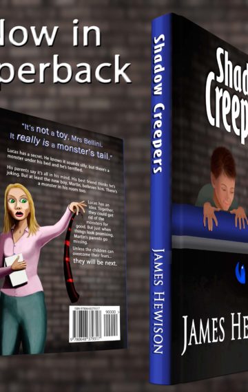 Shadow Creepers childrens novel picture of paperback book